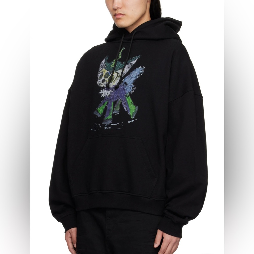 We11done Twin All Around Zip-Up Hoodie